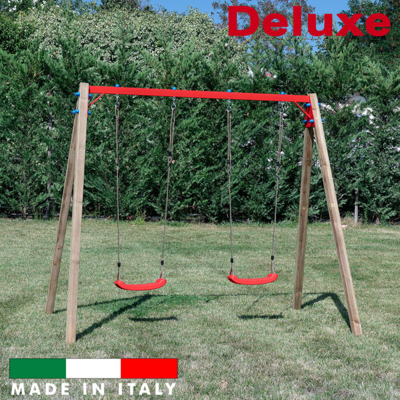 Altalena con due sedili liberi Deluxe