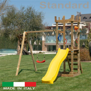 Torre Singola Standard con altalena con n.1 sedile libero