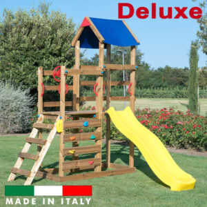 Torre doppia con tetto e arrampicata deluxe