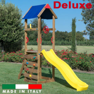 Torre singola con tetto e arrampicata deluxe