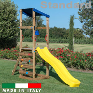 Torre singola con tetto e arrampicata standard